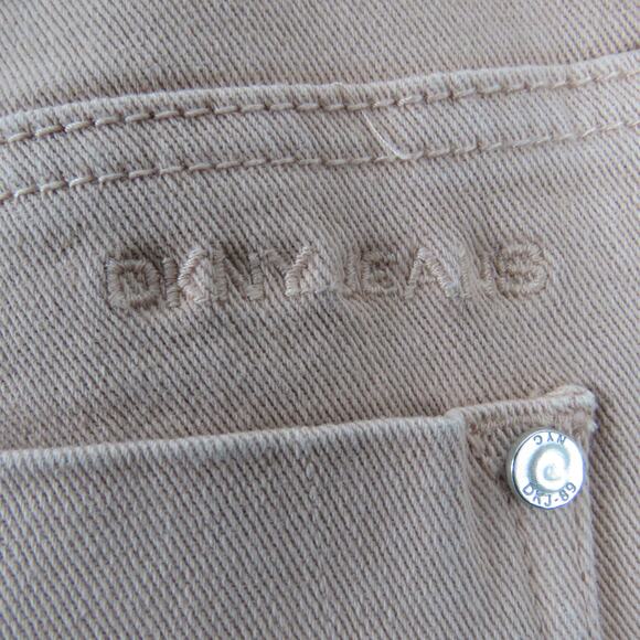 Y2k DKNY Pink Jeans High Rise Cropped Straight Leg Mom Jeans Size 6 - Picture 6 of 8